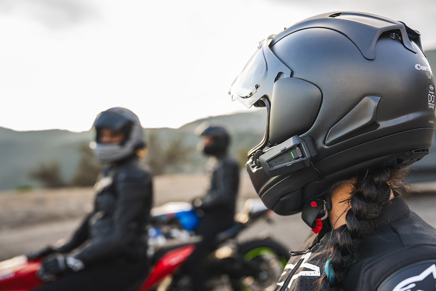 The Cardo Packtalk Pro offers 13 hours of talk time.