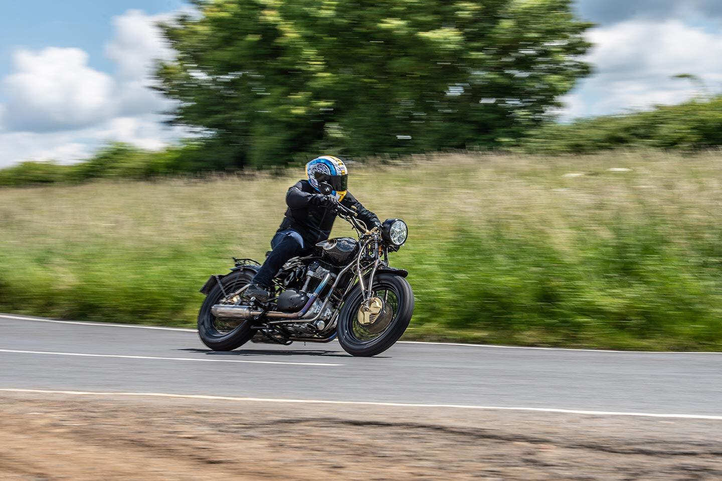 Just 50 hp and drums brakes keep the antics fairly reserved on this nearly $100K machine.