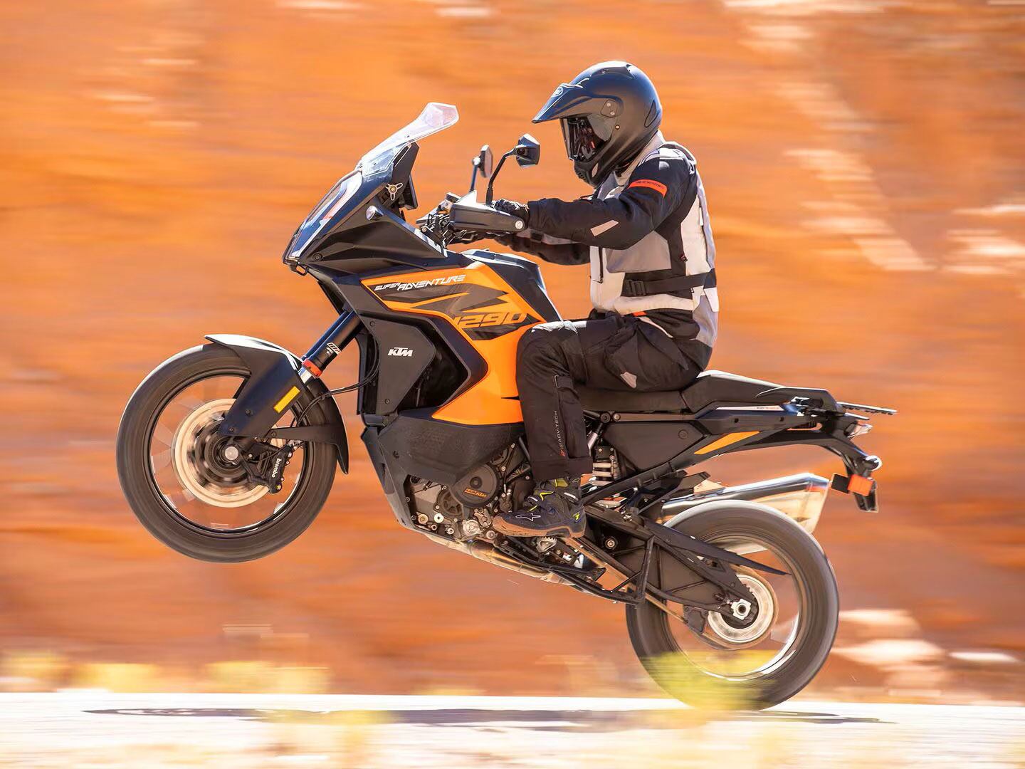 KTM has two models that qualify—the 1290 Super Adventure and the 1390 Super Adventure.