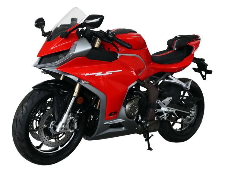 Another Chinese company has now followed Kawasaki’s lead and jumped into the 400cc inline-four sportbike revival. The bike will be called the SRK400RR.
