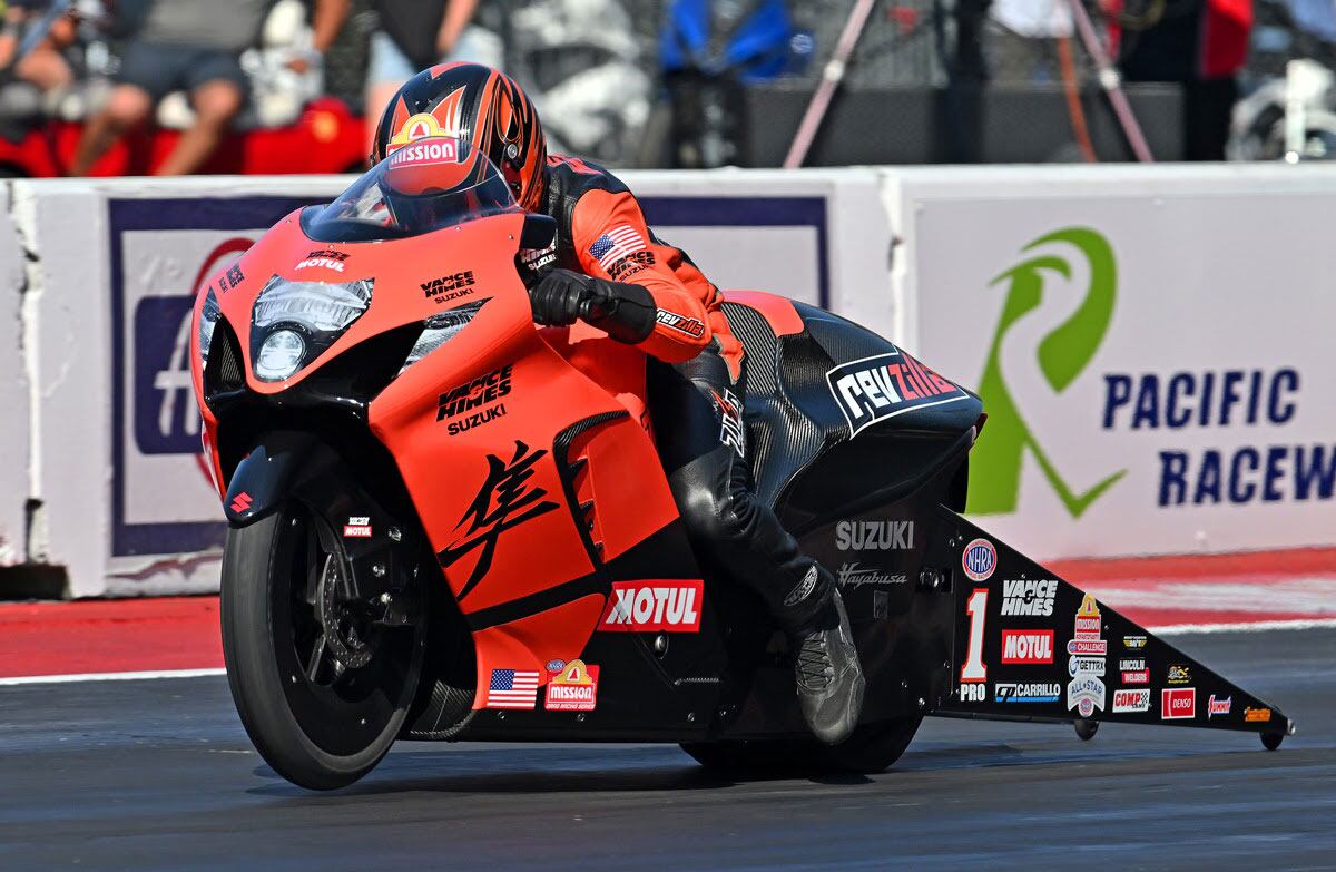 Suzuki NHRA Pro Stock Motorcycle Final in Seattle