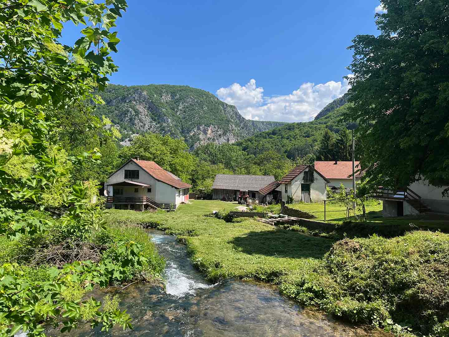 Rural life in Una National Park in Bosnia.