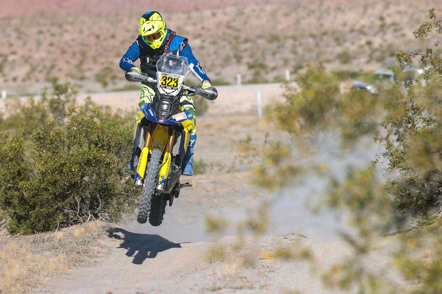 On gas right out the gate on Day 2.
