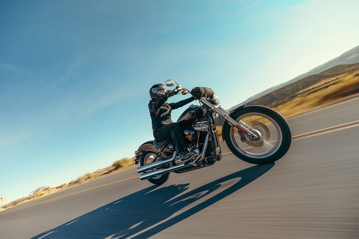 Mini-apes put the rider right out in the wind.