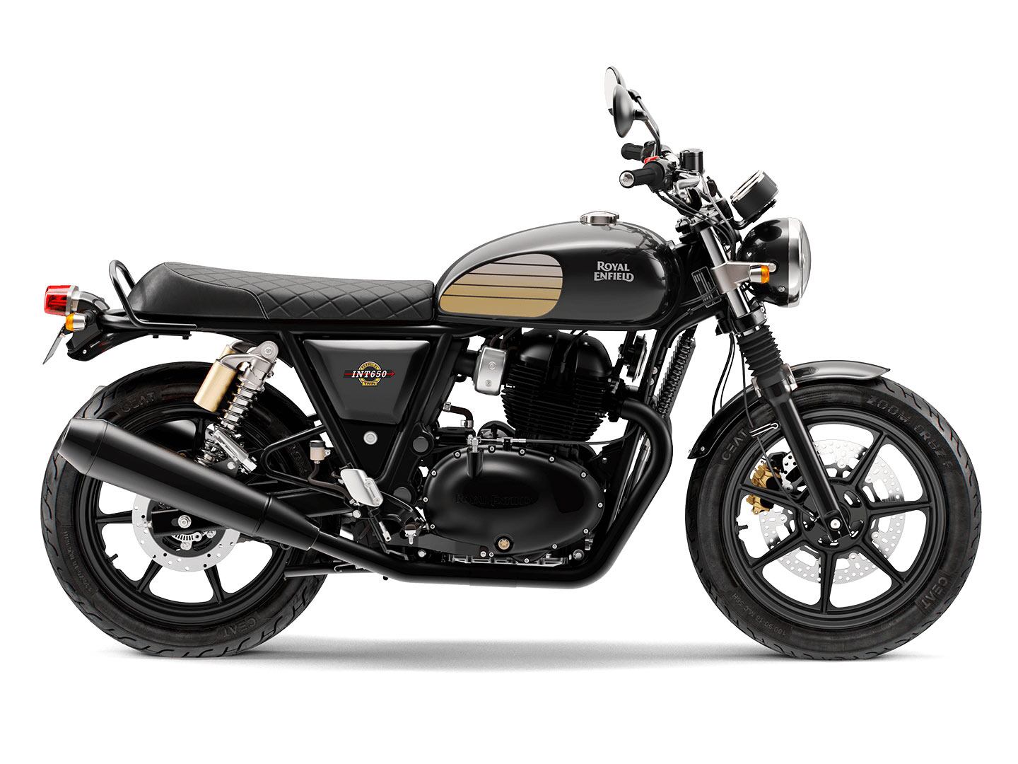 For 2024, the blacked-out models feature cast-aluminum wheels that accommodate tubeless tires.