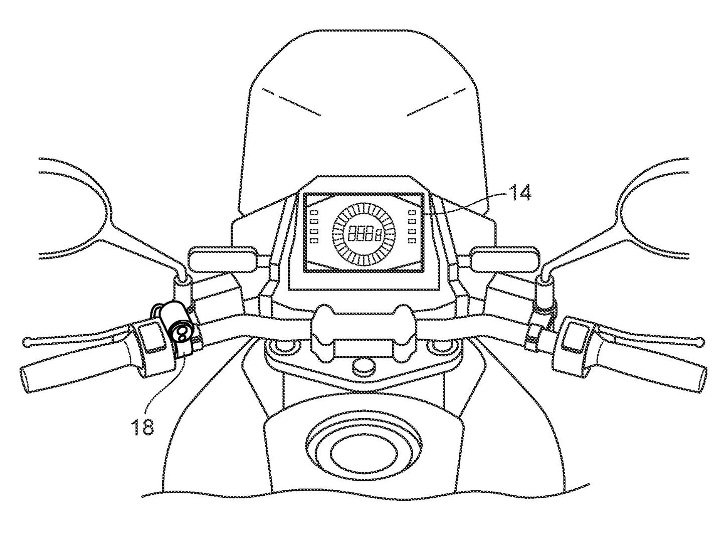 With TFT displays and cameras getting cheaper and cheaper, it's only a matter of time before bikes start adopting rearview cameras on a larger scale.