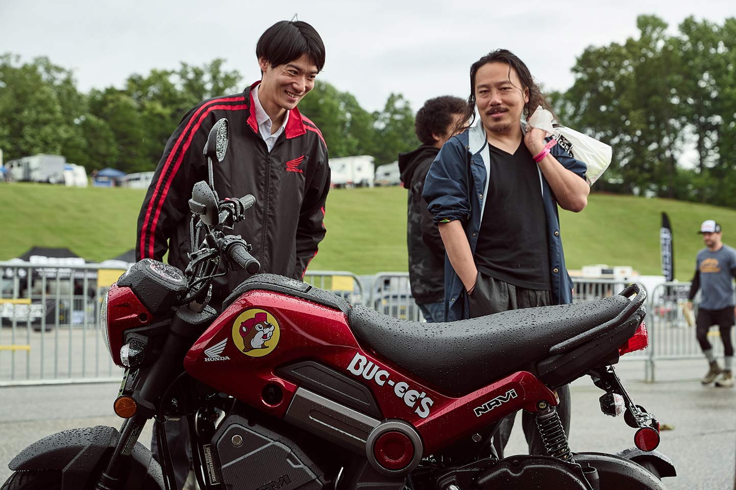 Speaking of keeping things fun, Honda was somehow able to strike a deal with Bucc-ee’s and have this Bucc-ee’s–themed Navi on display during the 2024 Barber Small Bore event. No, this won’t be available as an official graphic. Yes, we’re bummed too.