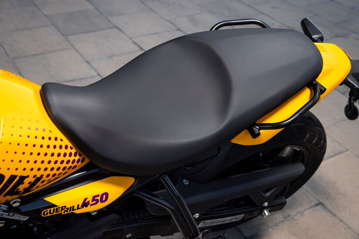 The Guerrilla’s seat doesn’t offer much room to move around but it is very comfortable.