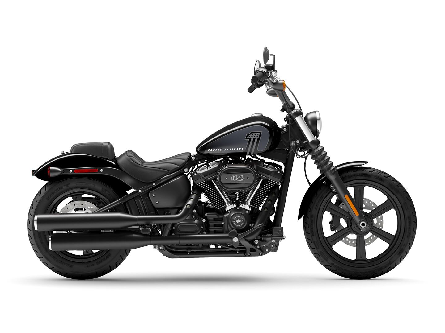 Vivid Black adds $350 to the base price and gives the whole bike an under-the-radar look.