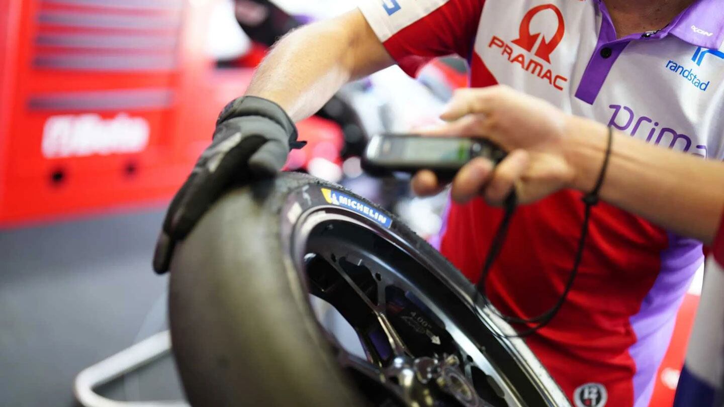 Minimum tire pressures in MotoGP are monitored during the race, and racers and teams are penalized for not adhering to the rules.