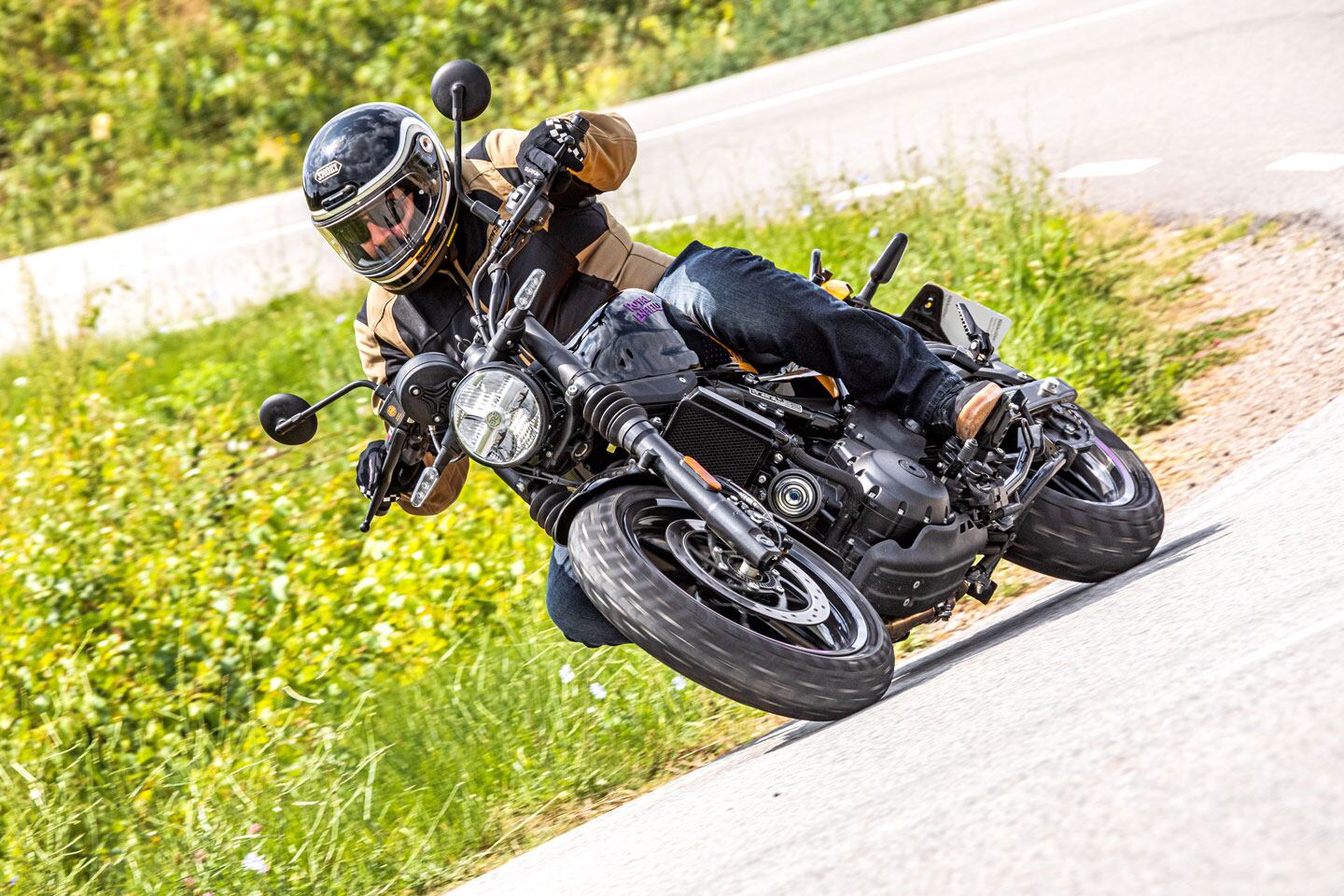 Grip from the Ceat tires is excellent.
