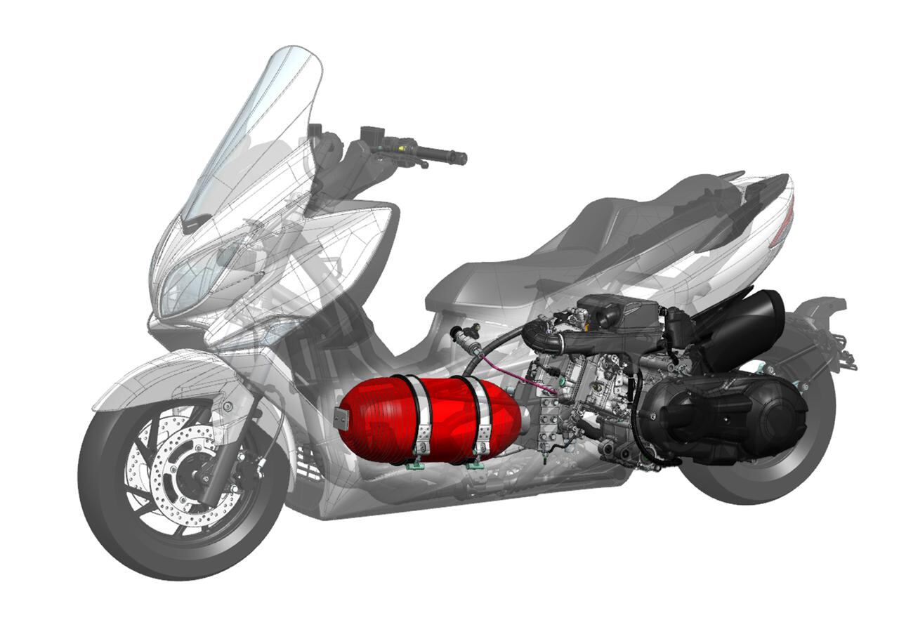 The first-gen prototype used just one large hydrogen tank, which severely limited packaging.