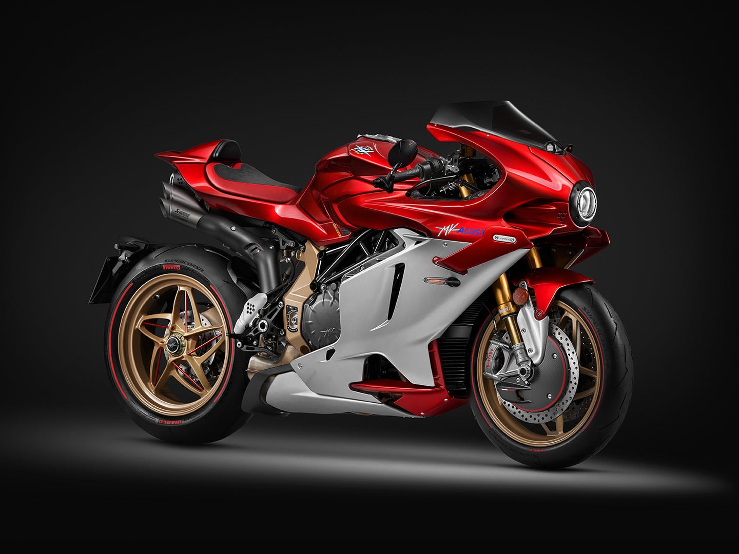 MV Agusta has returned to inline-four superbikes with its limited-edition Superveloce 1000 Serie Oro.