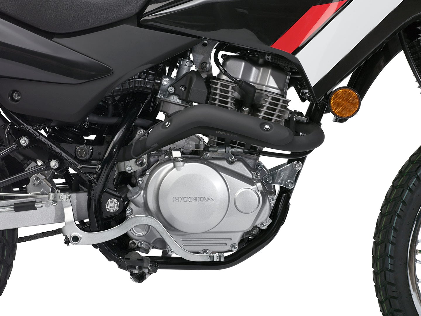 Generations of riders learned to ride on motorcycles with engines that looked a lot like this. As such, that 149cc single-cylinder engine comes with a certain amount of nostalgia. Honda is equally known for these bullet
proof singles, of which it’s built millions and millions, as it is high-performance twins, fours, and sixes.