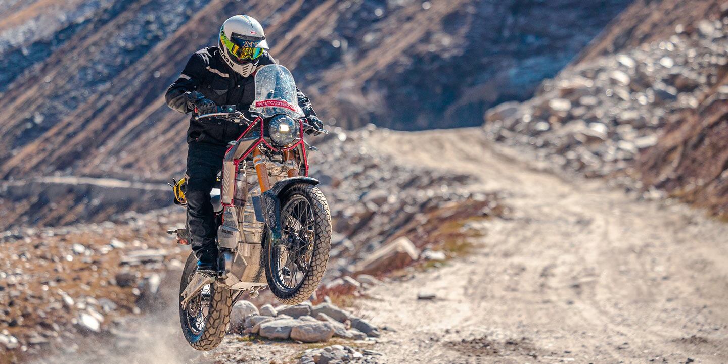 Royal Enfield is already hard at work on an electric version of the Himalayan ADV bike.