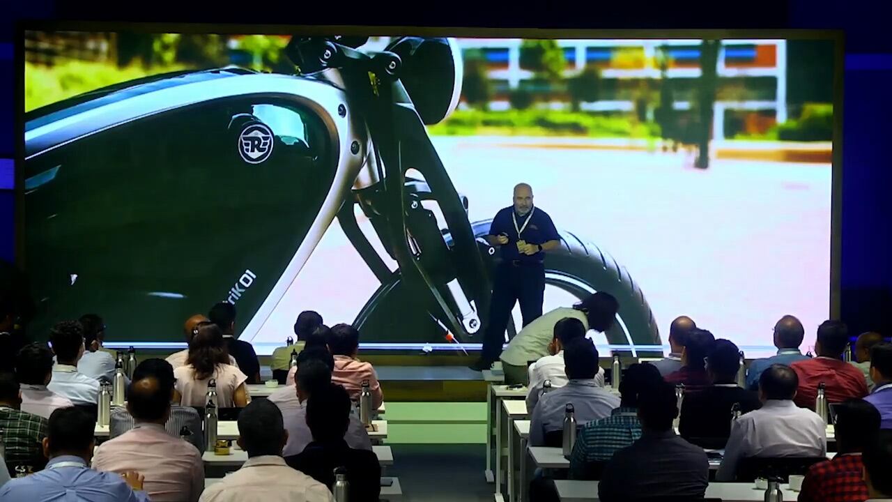 Caught in a presentation on YouTube is a prototype called the “electriK01.” Will this bike be called the Flying Flea when it hits production?