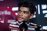 Jorge Martin with microphone at MotoGP press conference