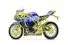 Yamaha YZF-R1 sportbike aerodynamic efficiency diagram