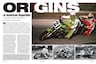 Origins of American Superbike magazine spread from Cycle World