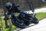 2025 Moto Guzzi V7 Sport riding on twisty road