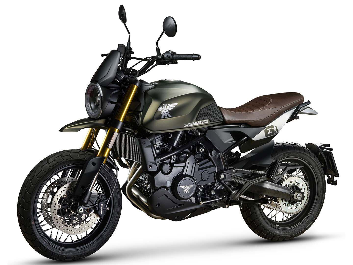Another image of the Moto Morini Seiemmezzo.