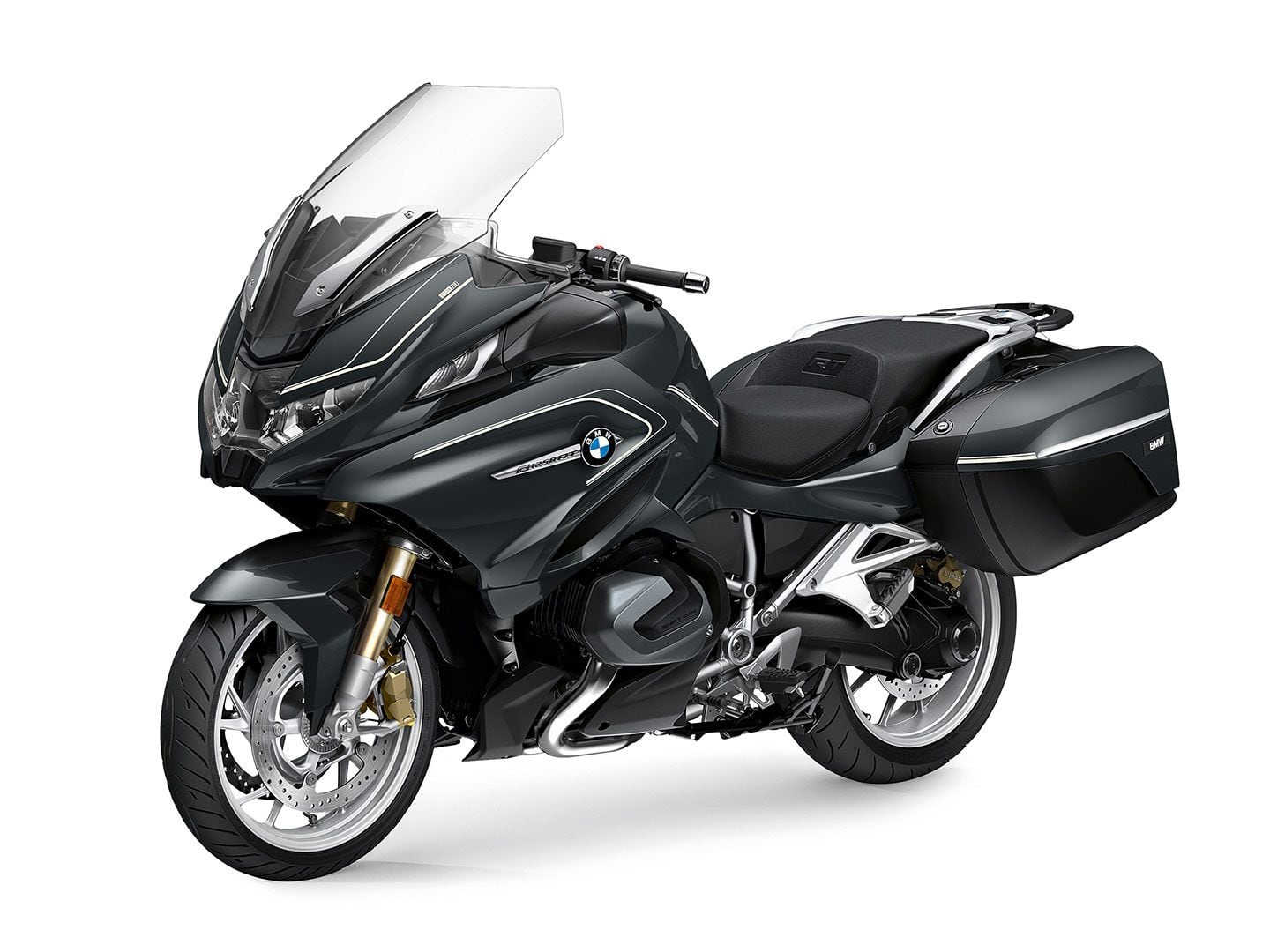 Lighter than the K 1600 models but still tech-laden, the BMW R 1250 RT is a consistent middleweight touring favorite.
