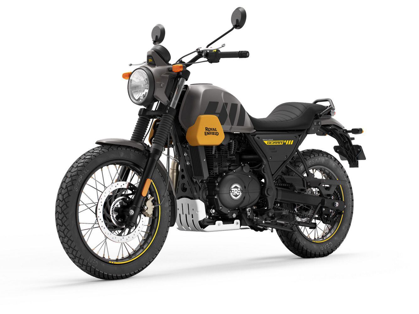 The Scram will go on sale in May (in Europe), with base models available in red, blue or yellow.
