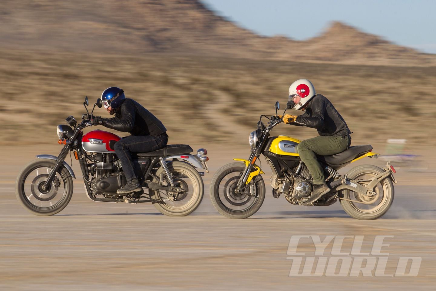 Ducati Scrambler vs. Triumph Scrambler Comparison Motorcycle Review Cycle World