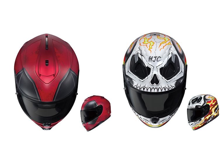 Hjc Introduces Deadpool And Ghost Rider Helmets Cycle World