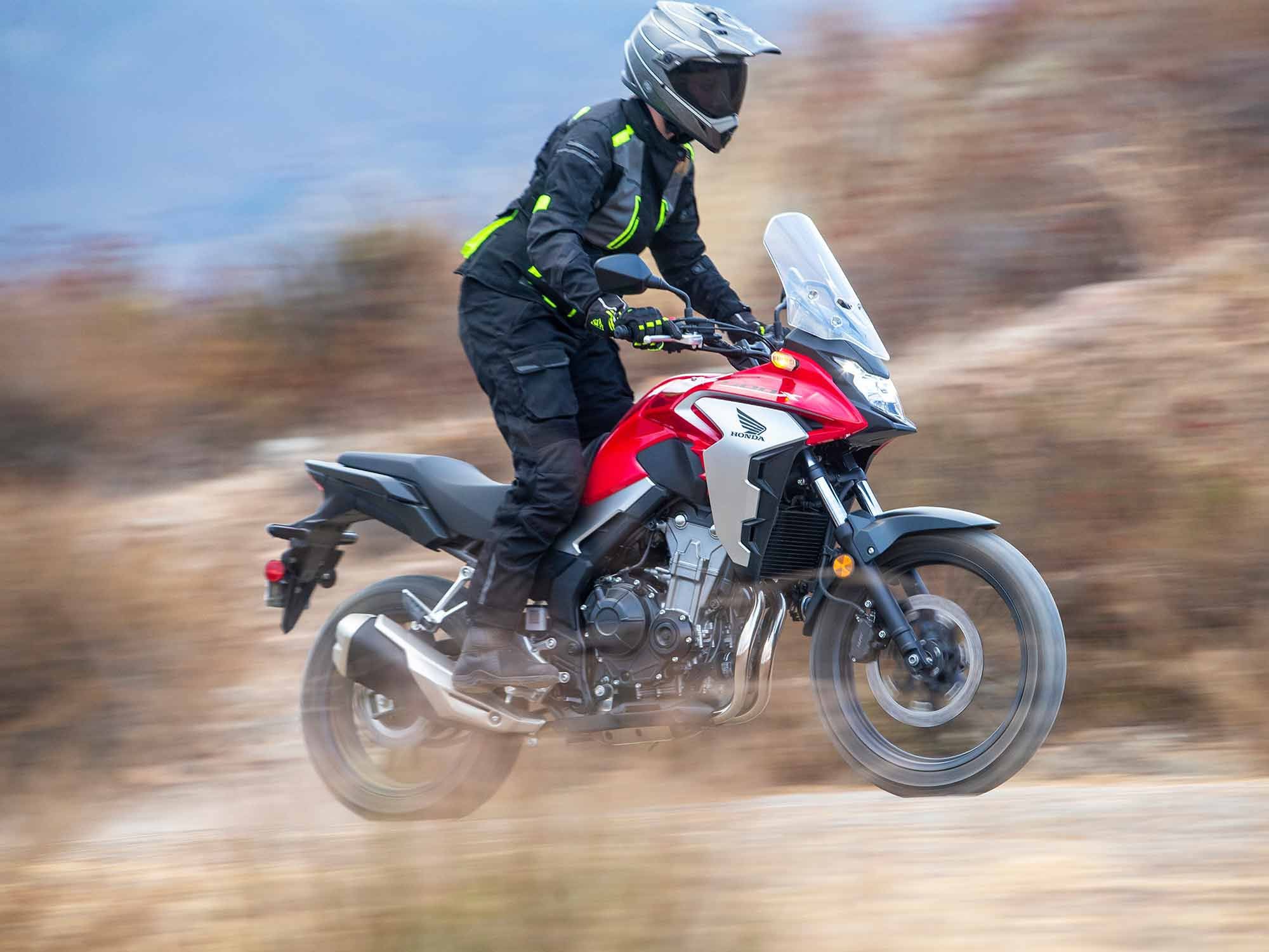 The rider triangle is a comfortable one. Standing up, however, does present a few flaws.