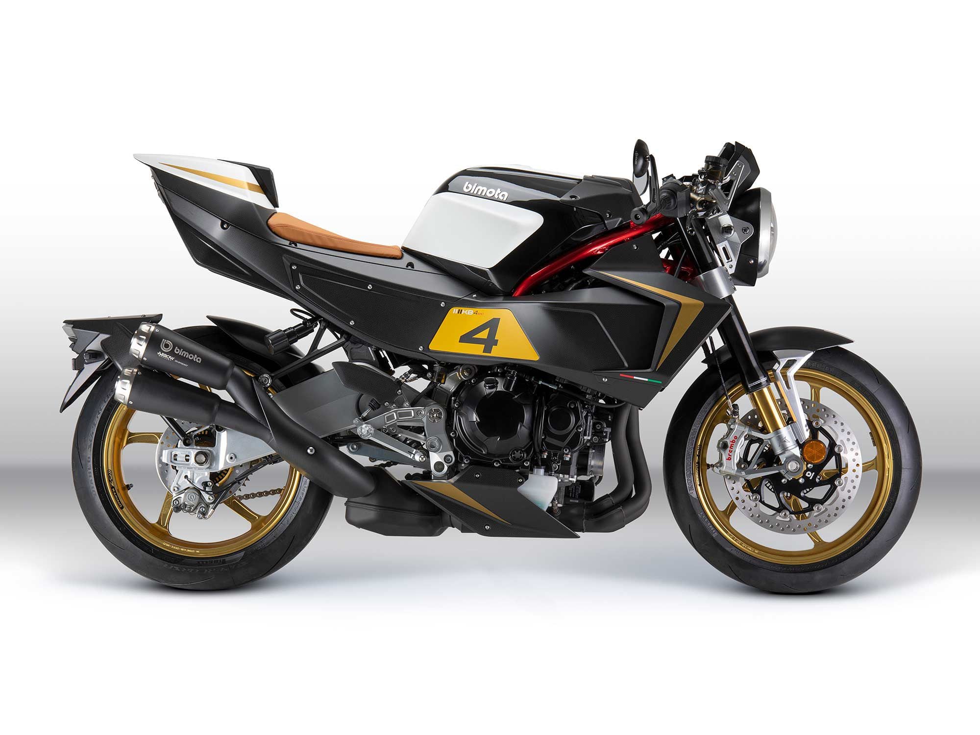 Think some other sportbikes look angular? You haven’t seen anything until you’ve seen the new Bimota KB4 RC.