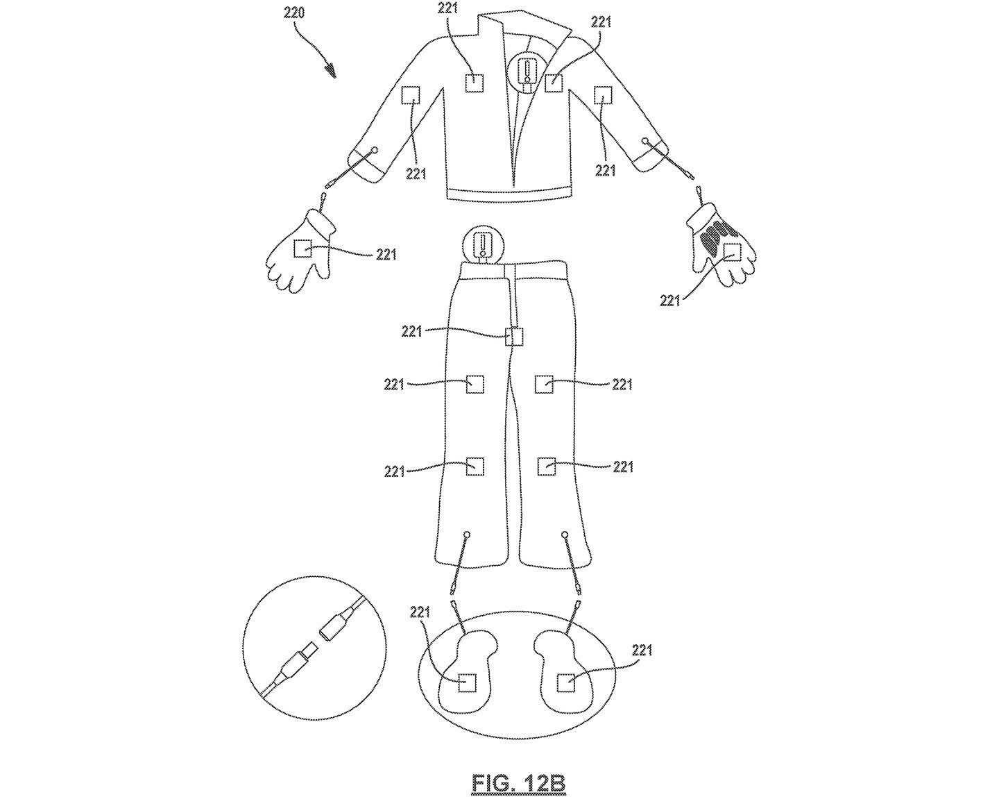 Various charging points would be built into the riding gear to pick up charging from the motorcycle.