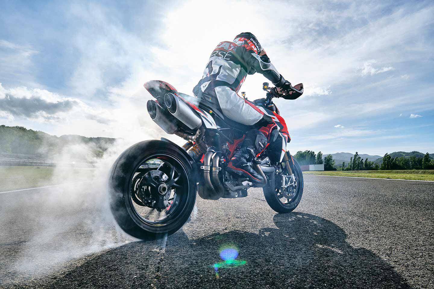 The Hypermotard is one of the ultimate hooligan bikes.