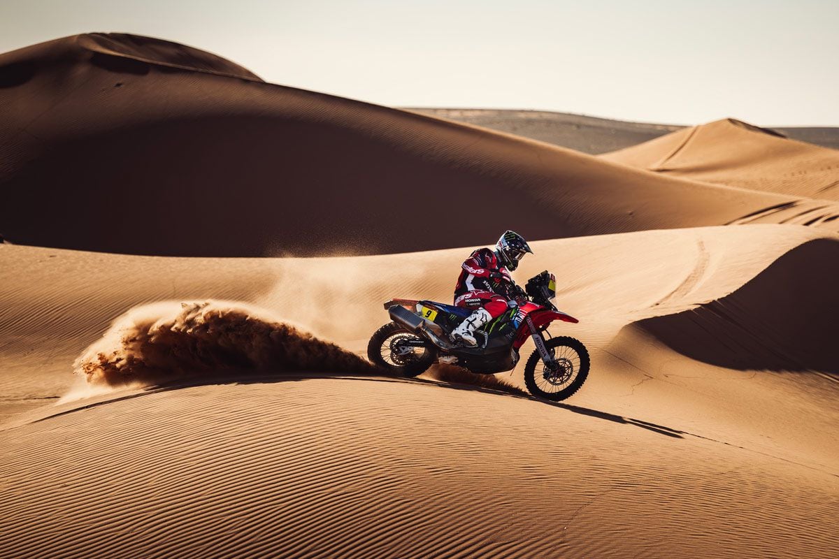 Brabec says you have to go outside of your comfort zone to win at Dakar.