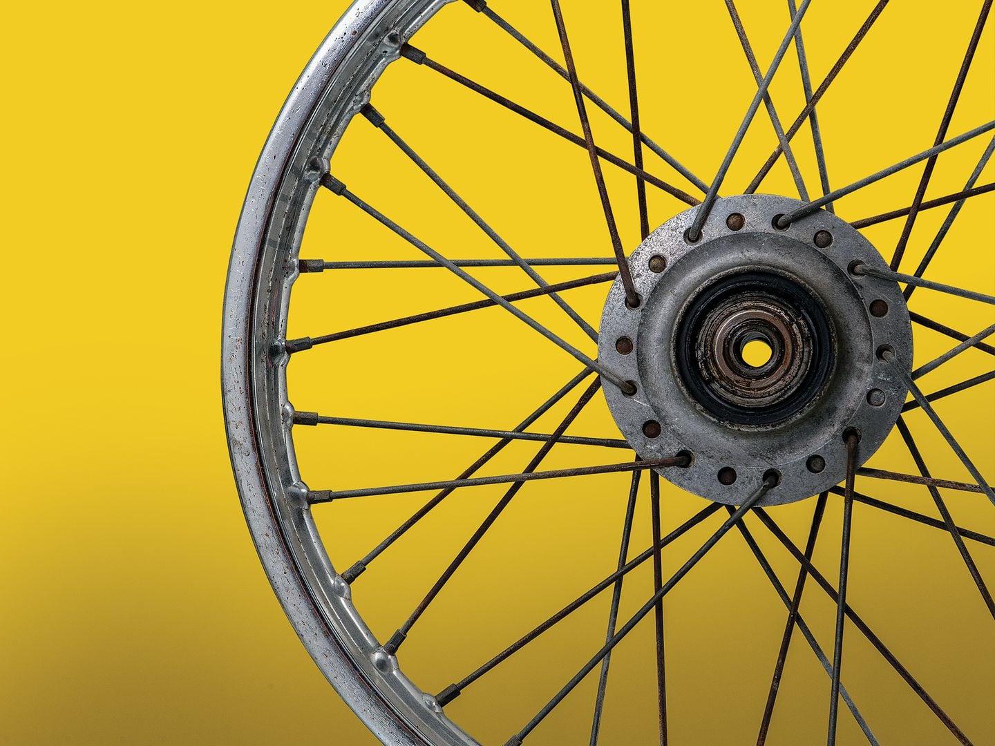 Re spoke shop bike wheel