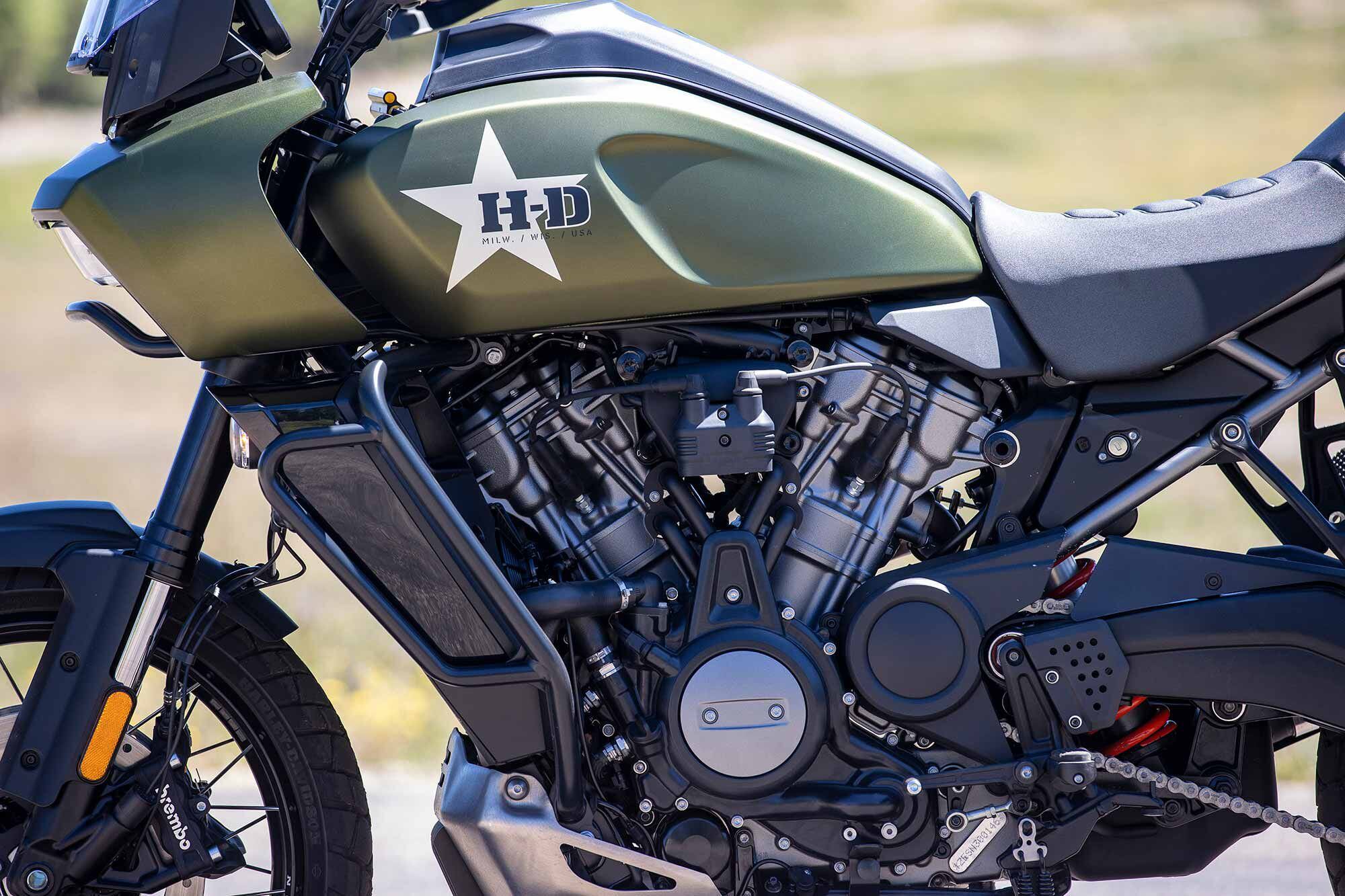 The Pan America’s engine provides smooth power and strong torque; we’d love to add a quickshifter to our wish list, please.