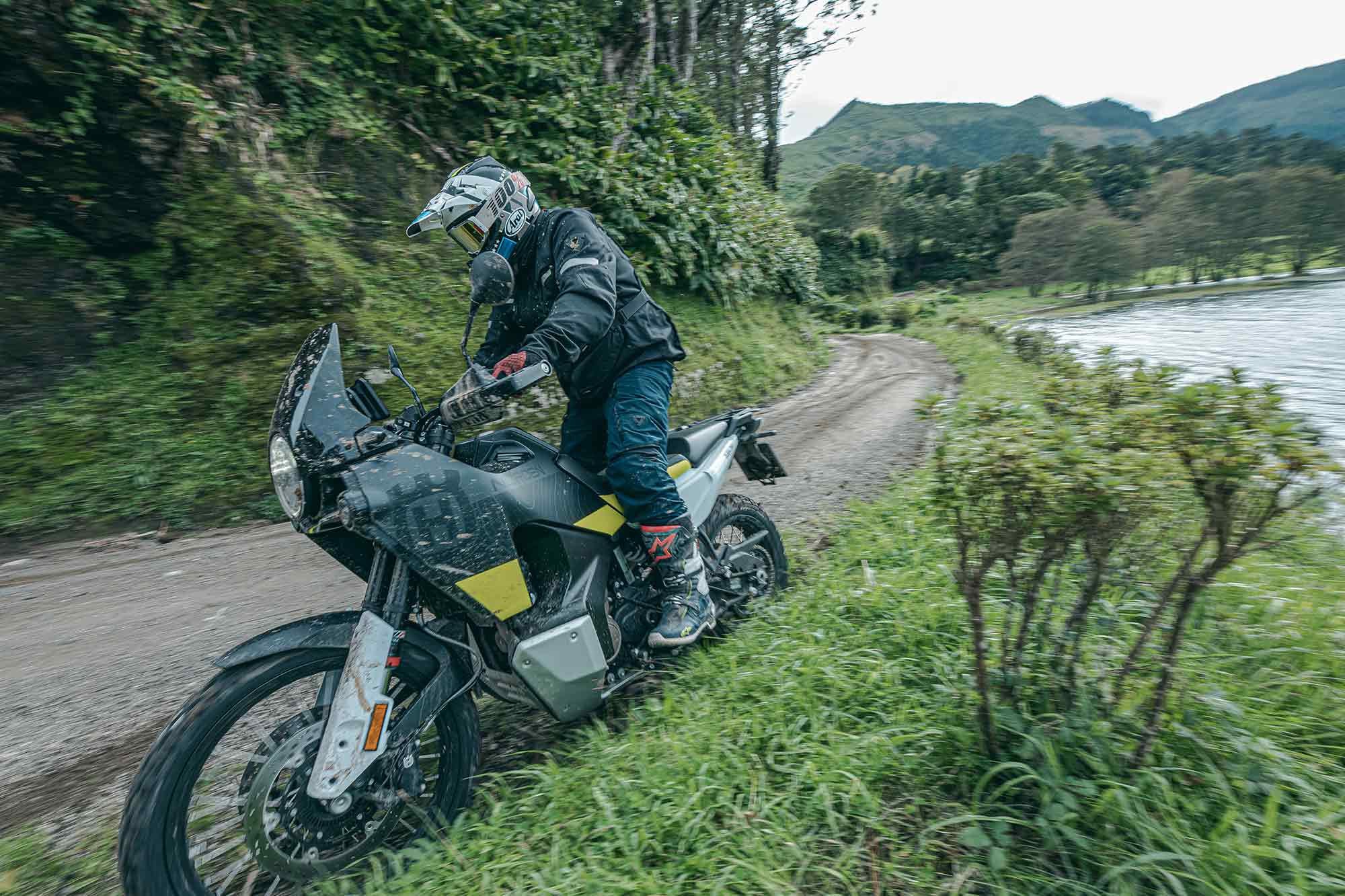 For most off-road travel the Norden 901 is suspended well, soaking up chop and rough roads with ease.