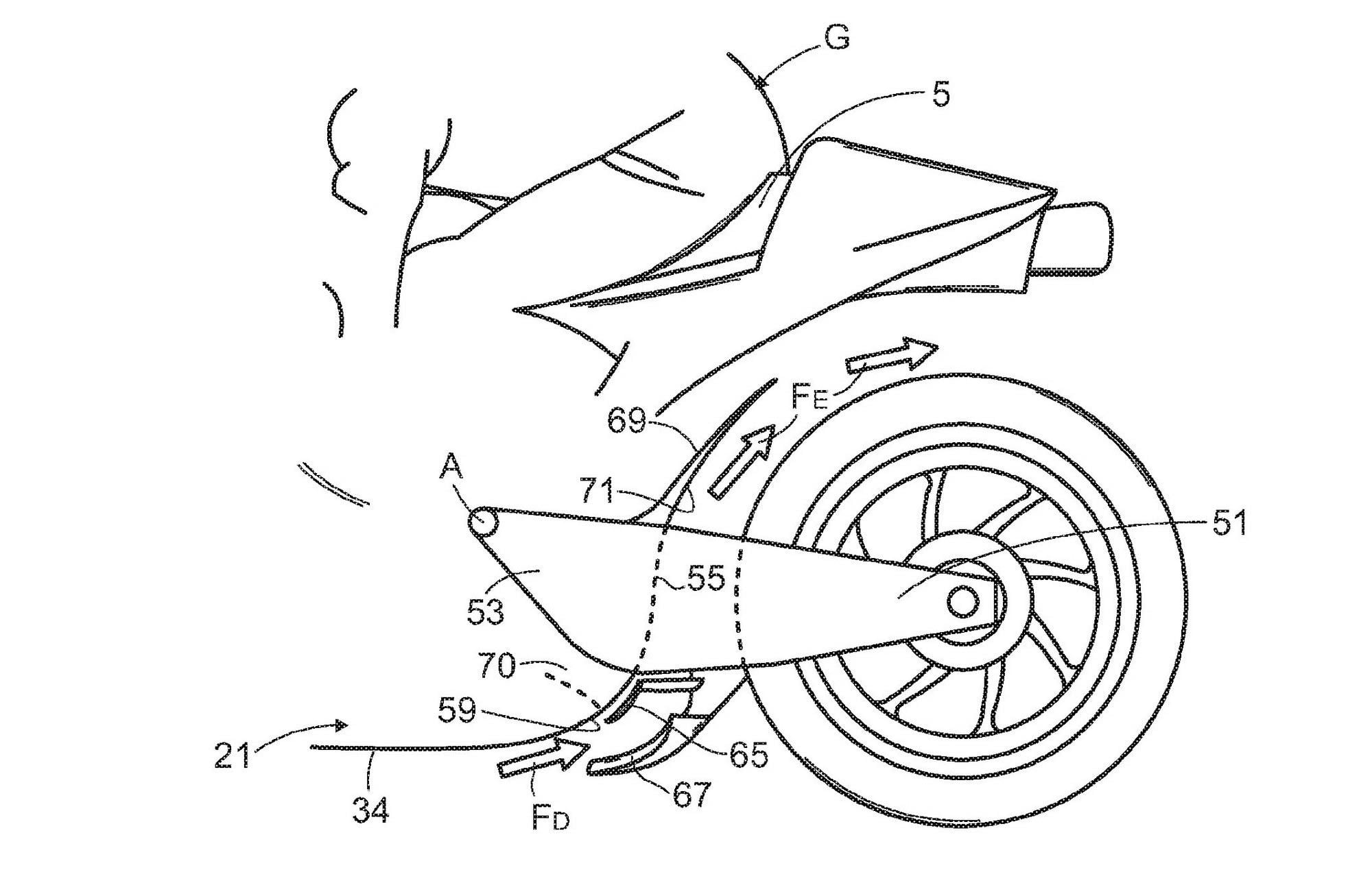 As air exits the bellypan it is directed up and over the rear wheel/tire, helping to cool the tire in some cases, while also creating rear-end downforce.
