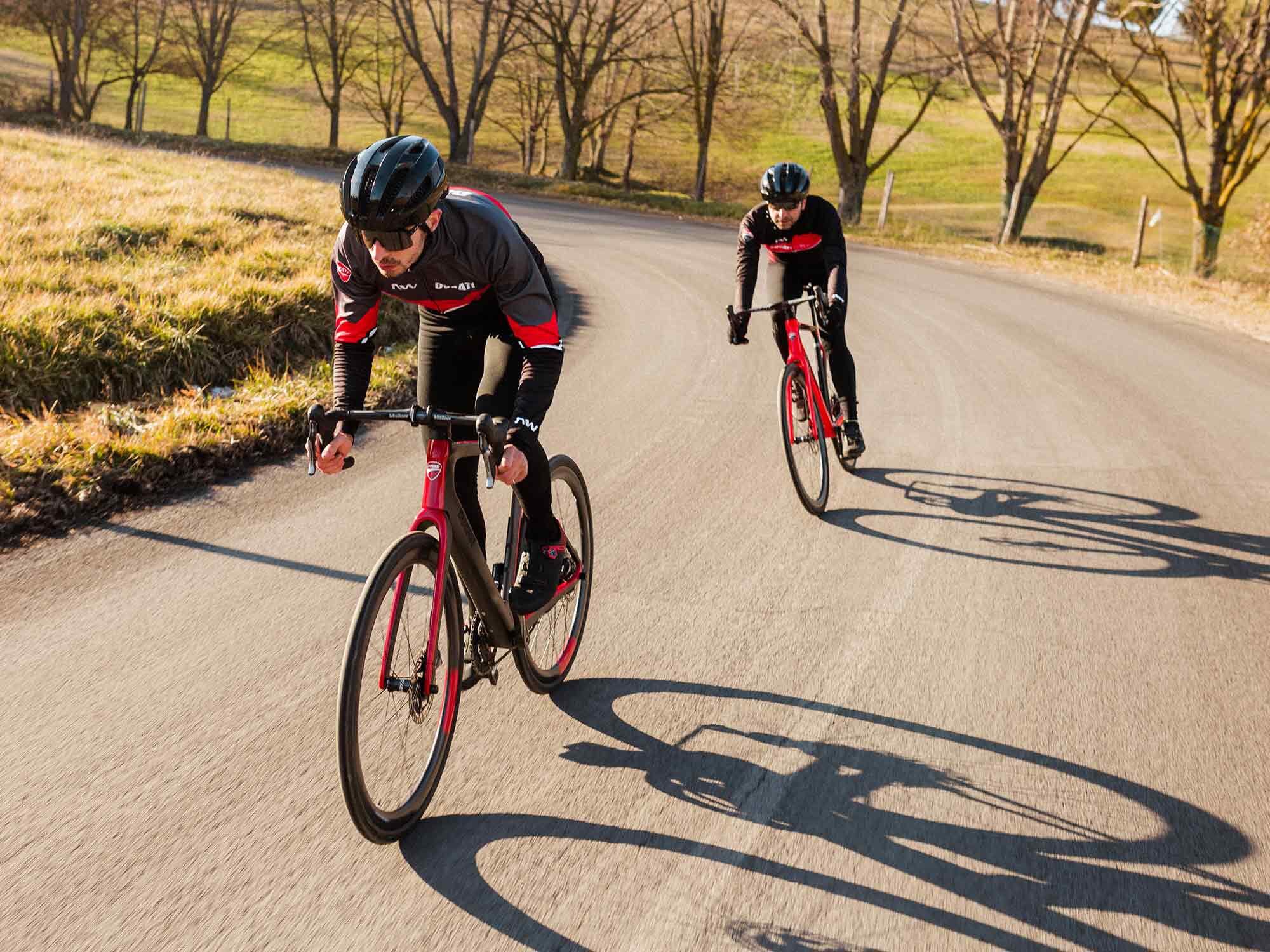 Named after the famous Apennine mountain pass, the new Futa is designed to climb. Its lightweight, carbon fiber frame and plentiful power help it do so.