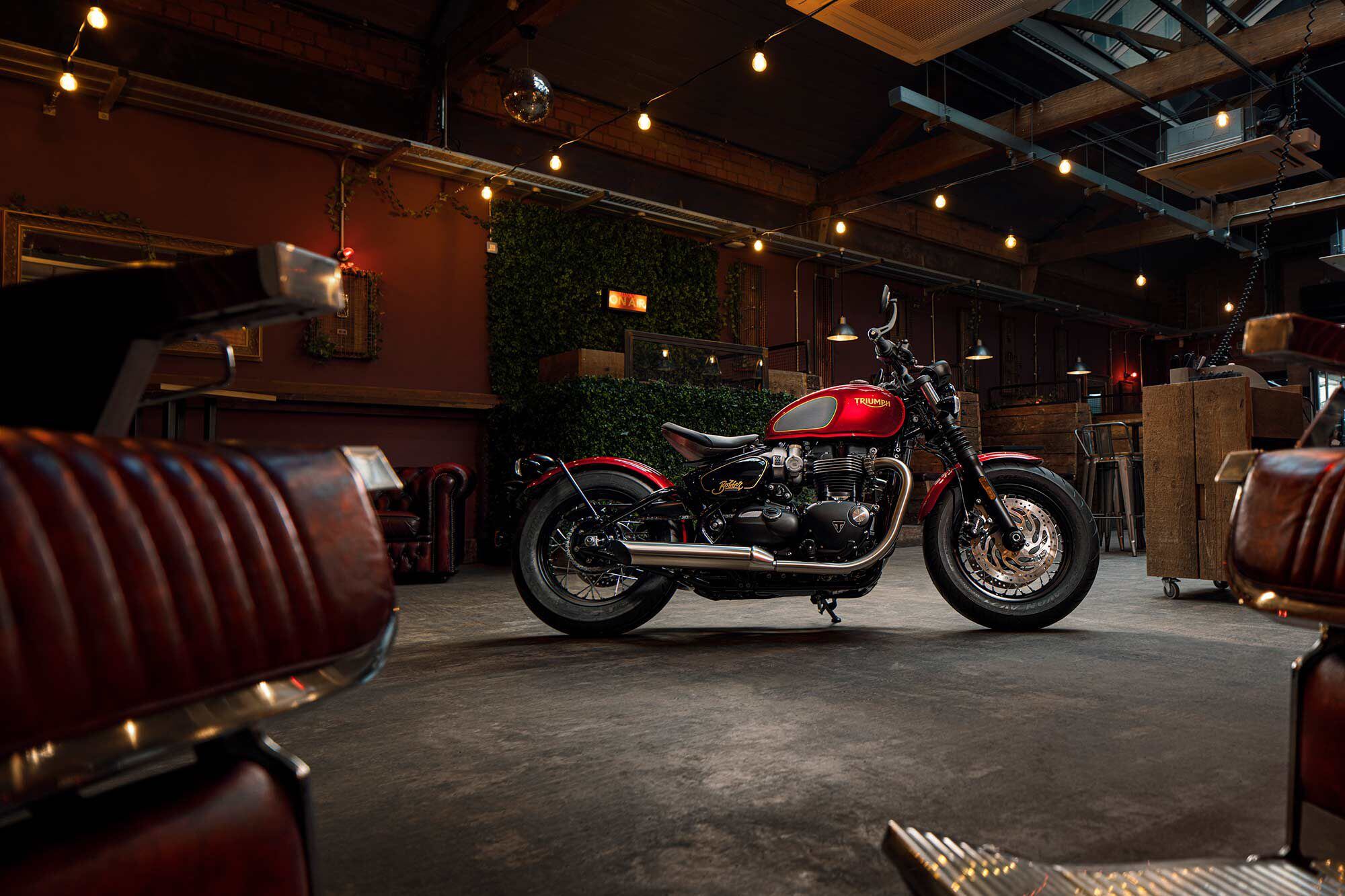 2022 Triumph Gold Line models.