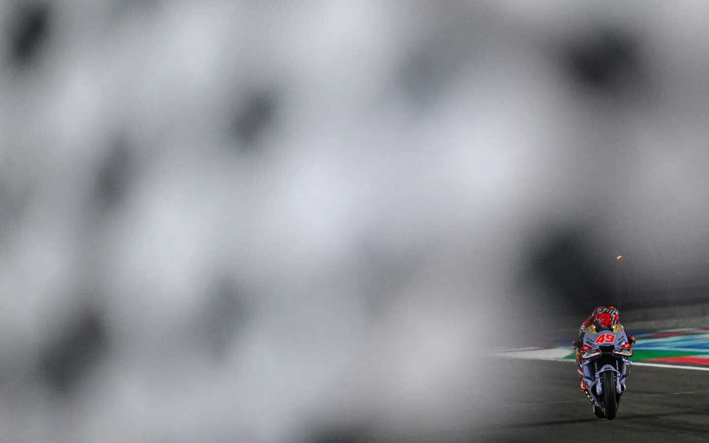 Fabio Di Giannantonio took the win at Losail; he is without a ride for 2024.
