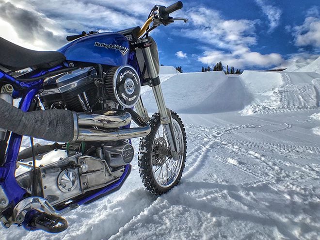 スノーハイク The Anatomy Of A Harley-Davidson Snow Hill Climb Bike | Cycle World