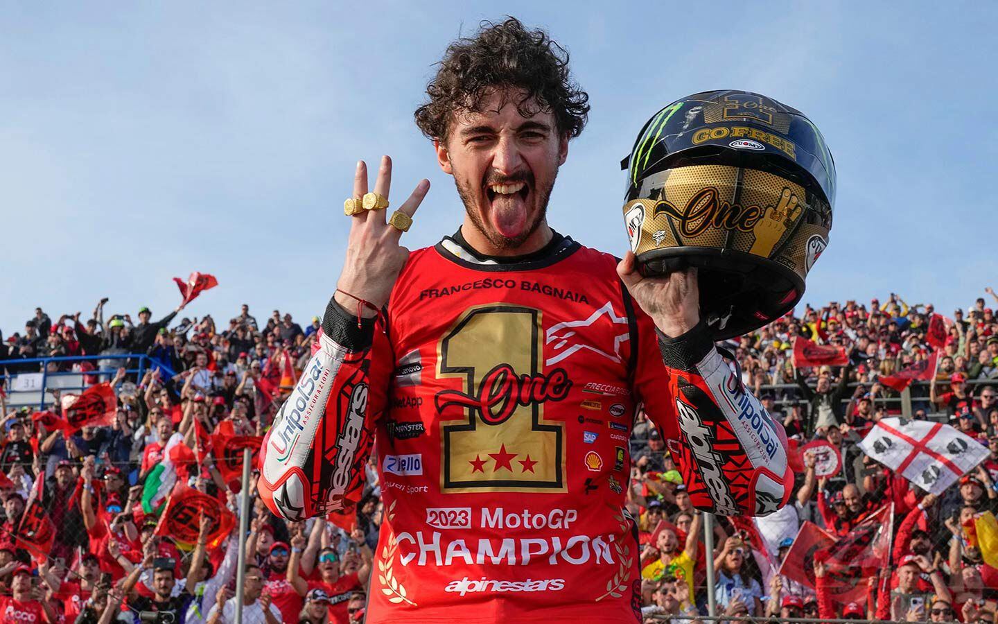 Bagnaia now has three world championships: two in MotoGP and one in Moto2 (2018).