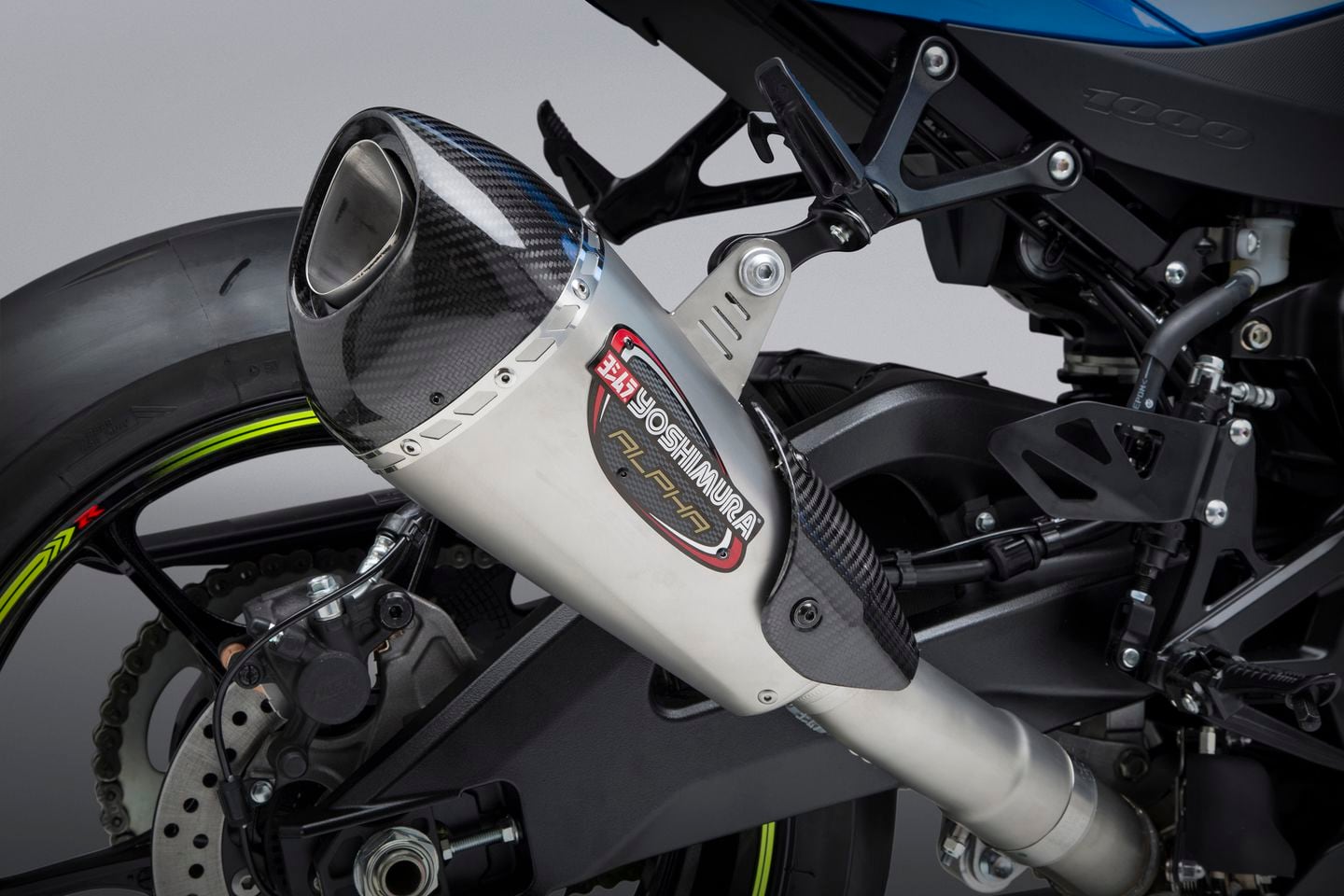 SUZUKI GSX-R1000R USヨシムラ 2017-2022 Yoshimura GSX-R1000 17-25 AT2 Slip-On Exhaust w/ Stainless