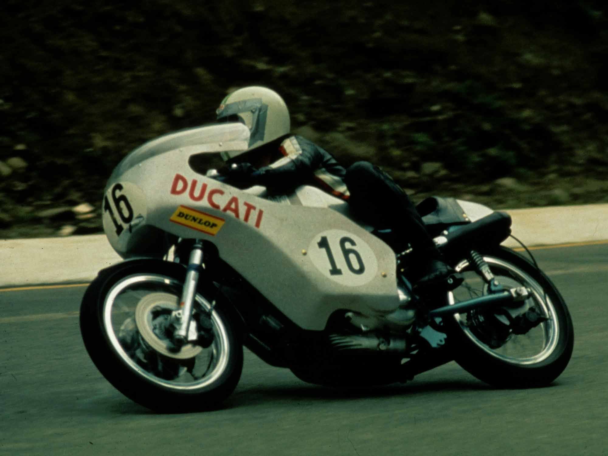 Paul Smart’s victory at the Imola 200 was one of the first significant wins in Ducati’s desmodromic valve drive legacy.