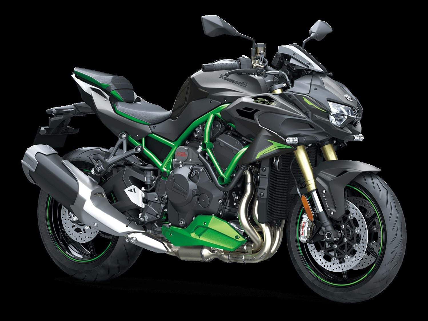 Less beauty, more beast. Kawasaki’s Z H2’s styling won’t please all tastes, but at least it’s not bland.