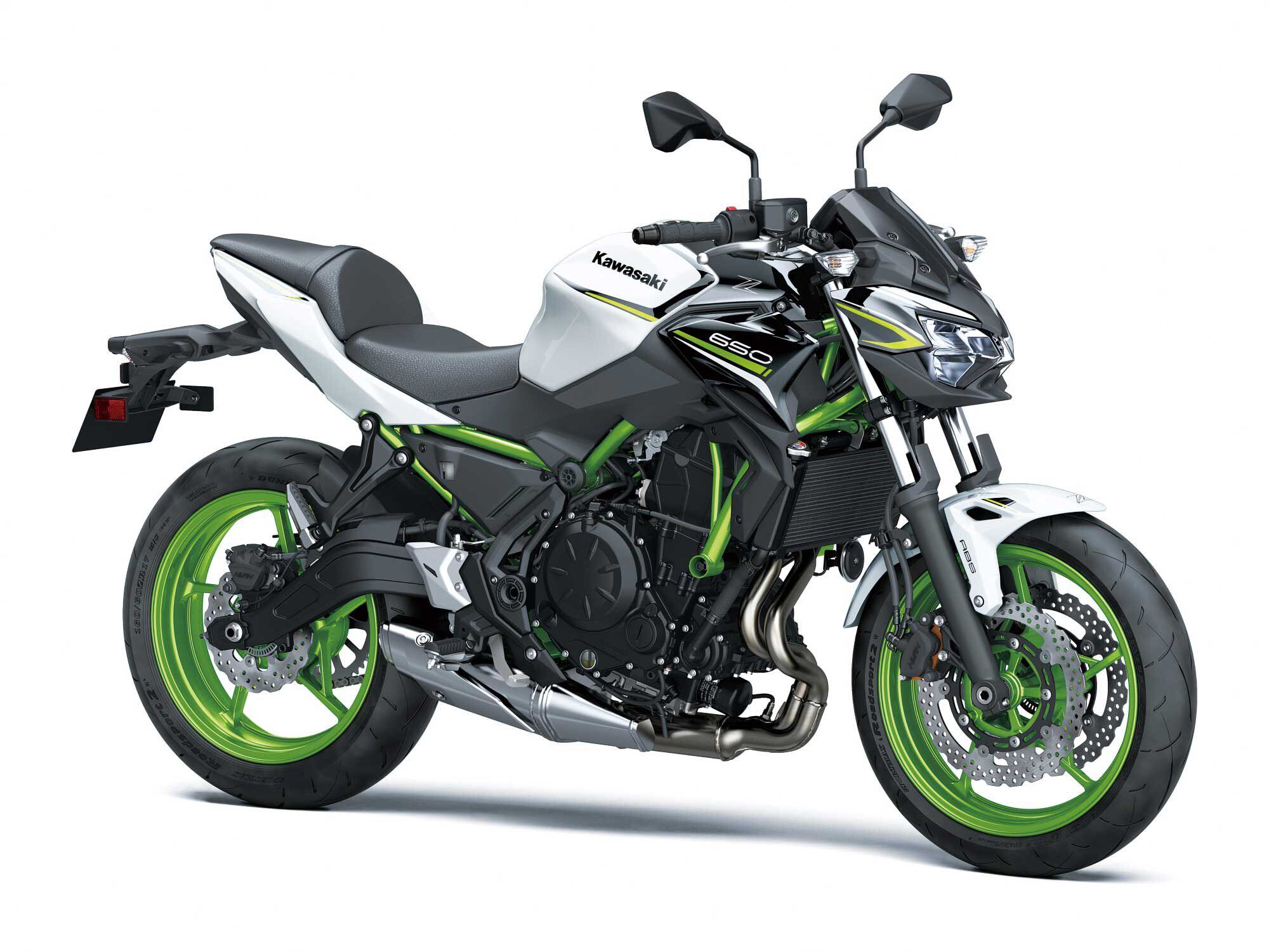 The new model will be closely related to the existing Z650 however, with the same frame and similar power and weight.