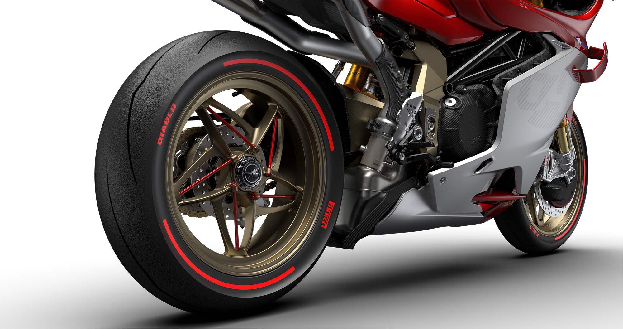 How to describe the Superveloce’s wheels with that wire spoke? Further details when we find out more.