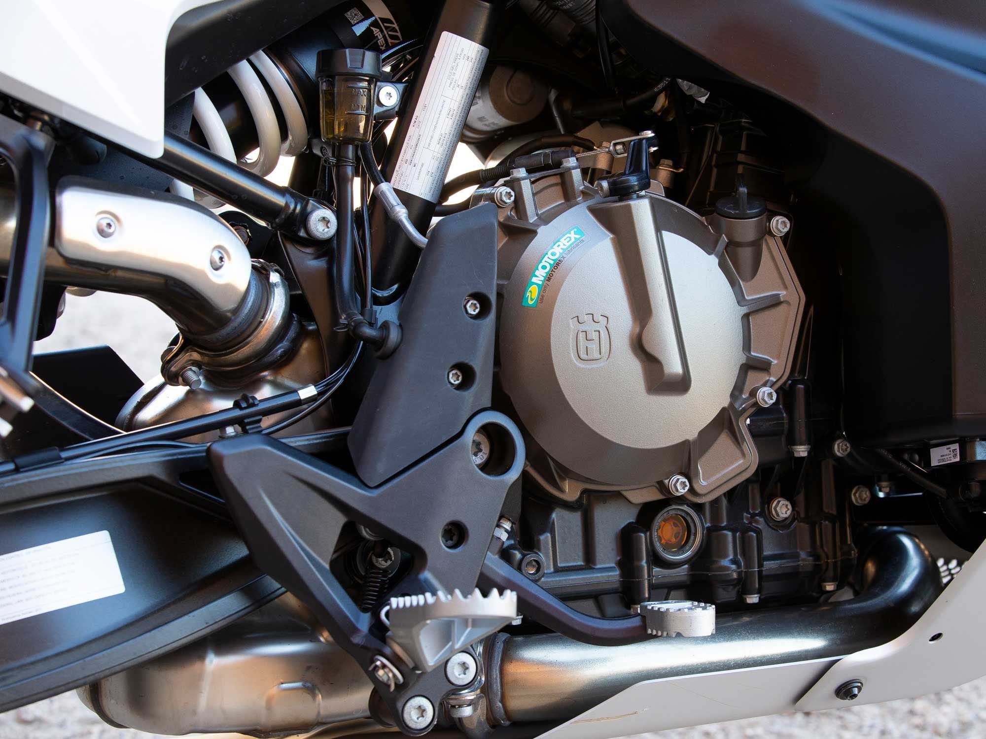 The Norden shares its 889cc engine with KTM’s 890 Adventure models.