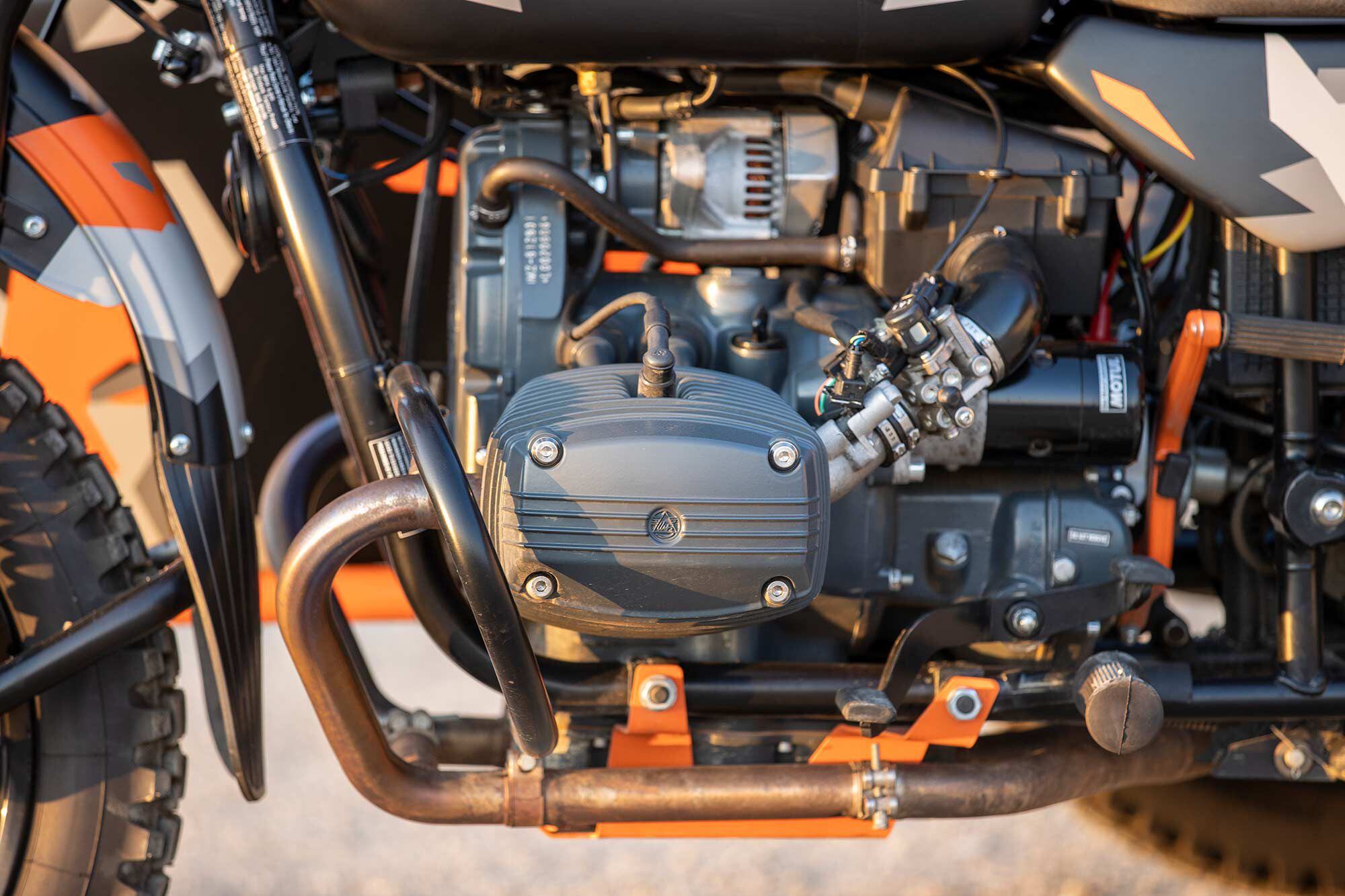 A 749cc boxer gives the Ural Gear Up Geo a vintage feel, mostly in the right way.